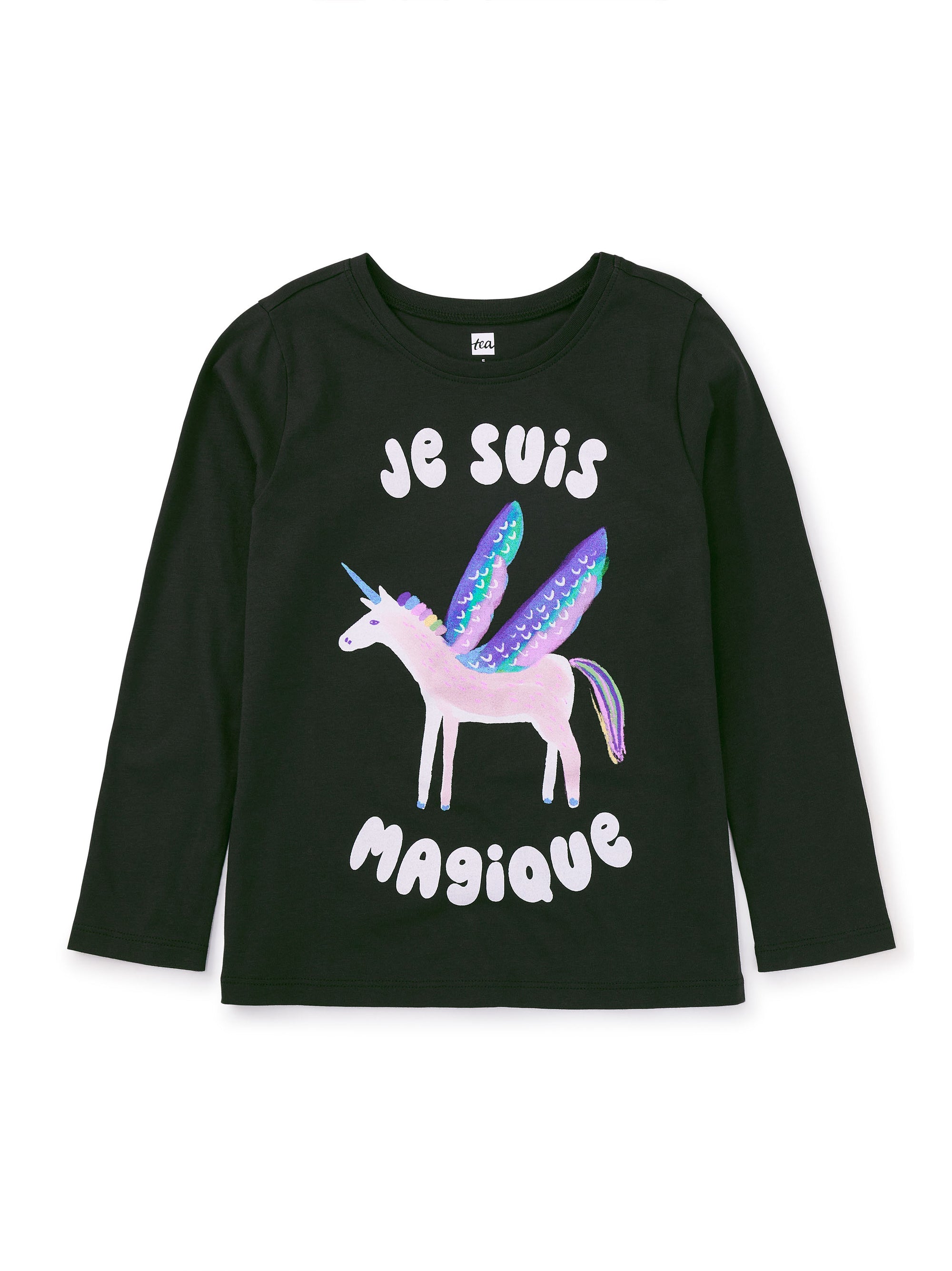 Long Sleeve Graphic Tee - Je Suis Magique