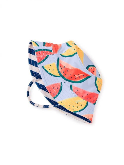 Reversible Sun Hat - Painted Watermelons