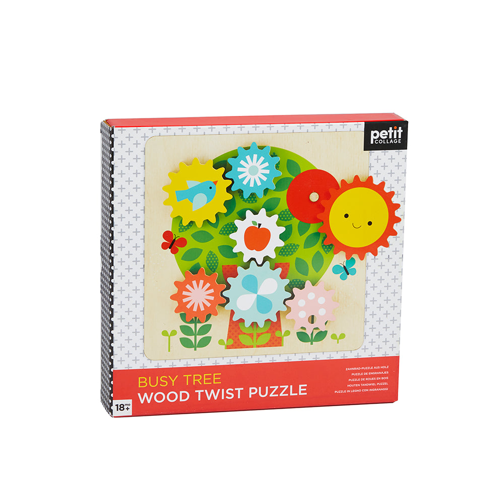 Wood Twist Puzzle - Busy Tree