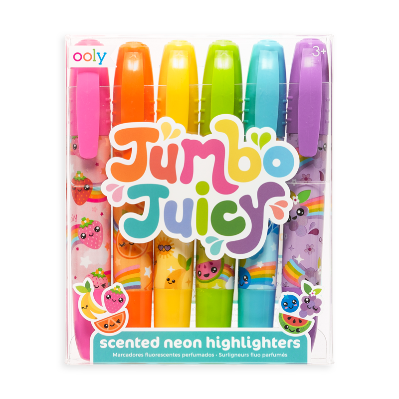 Jumbo Juicy Scented neon highlighters