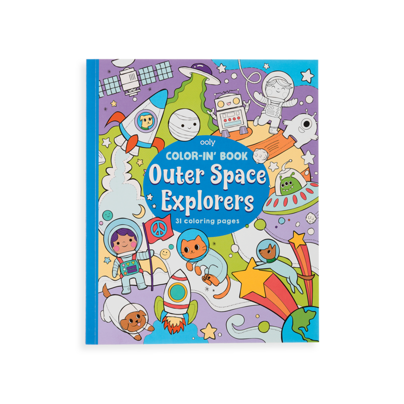 Coloring Book - Outer Space Explorers