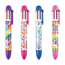 6 Click Multi Color Pen - Unique Unicorns