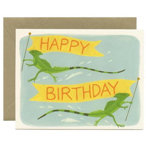 Running Lizards Happy Birthday