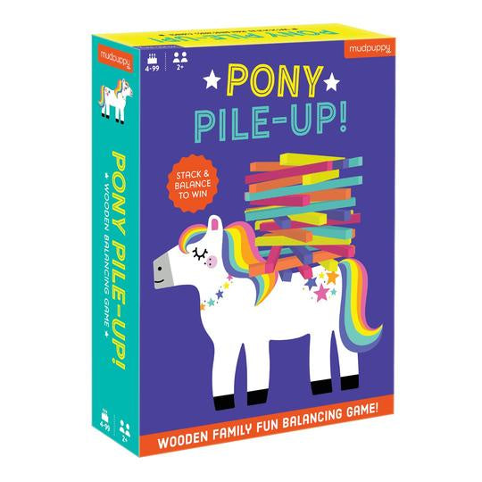 Pony Pile-Up! Wooden Balancing Game