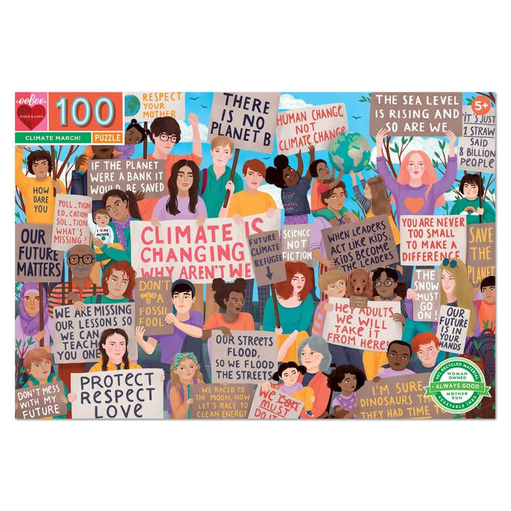 100 Piece Puzzle - Climate March!