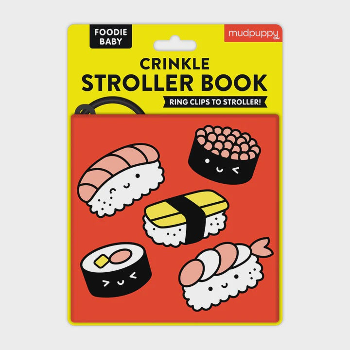 Crinkle Fabric Stroller Book - Foodie Baby