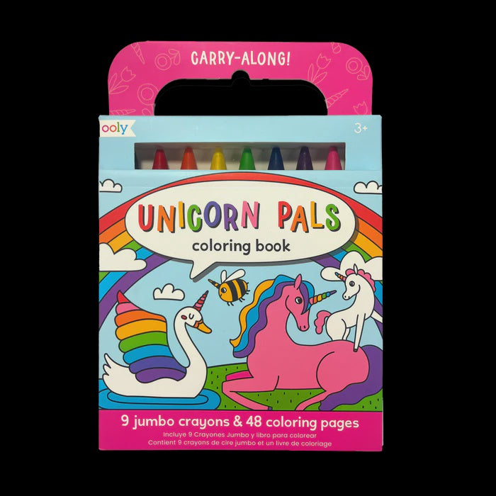 Carry Along Coloring Book Set - Unicorns