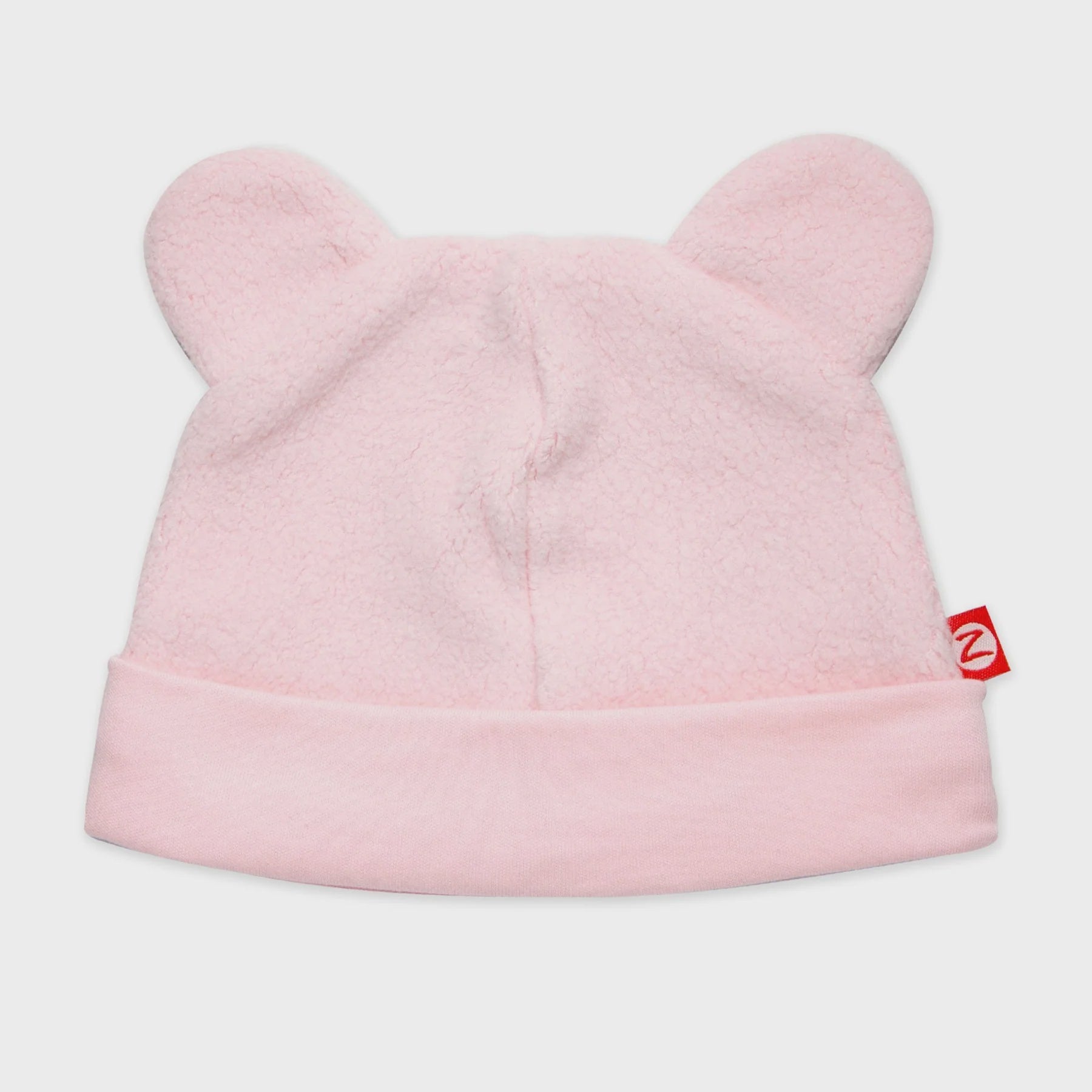 Cozie Fleece Baby Hat - Baby Pink