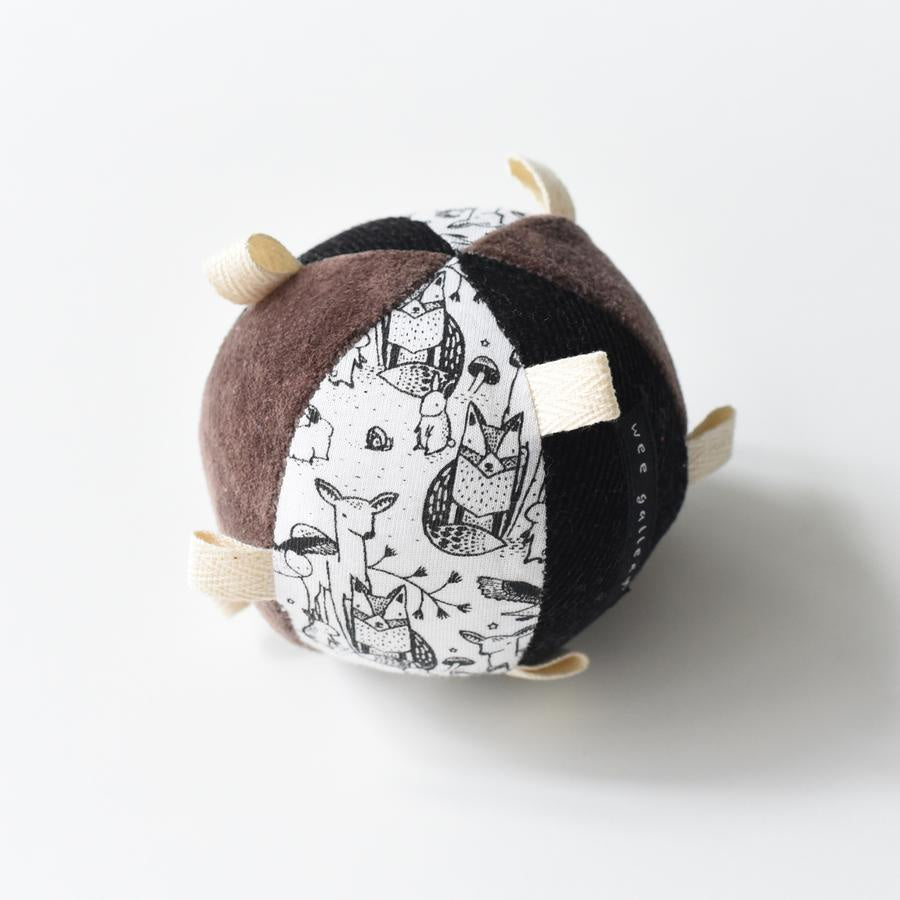 Taggy Ball Rattle - Woodland