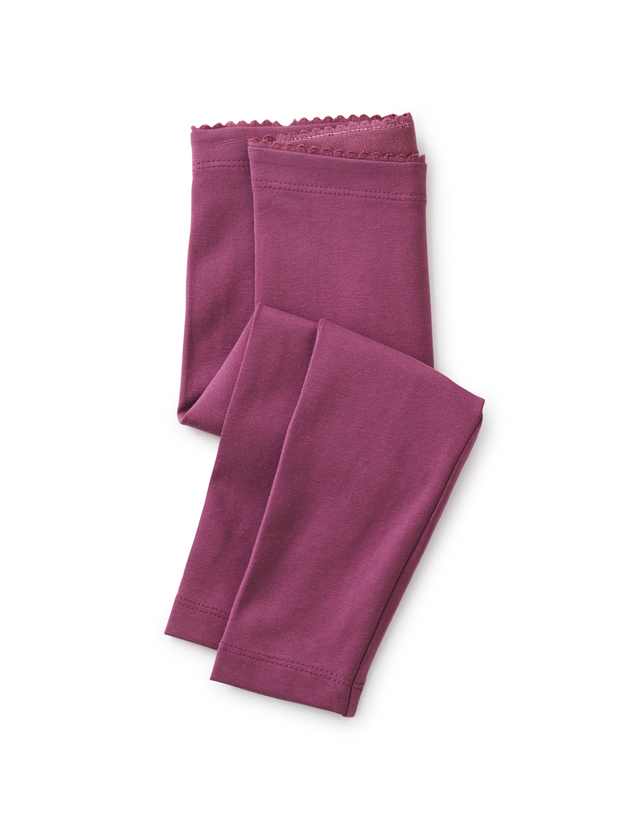 Solid Baby Leggings - Cassis