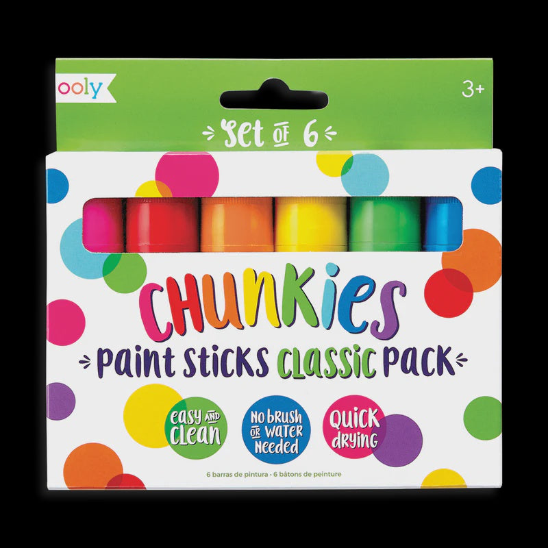 Chunkies Classic Paint Sticks - Set of 6