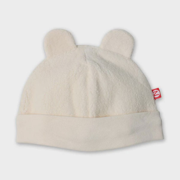 Cozie Fleece Baby Hat - Cream