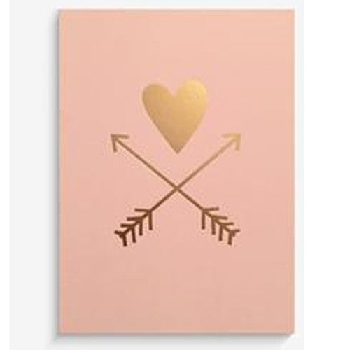 Hearts & Arrows on Pink 8 x 10 Print