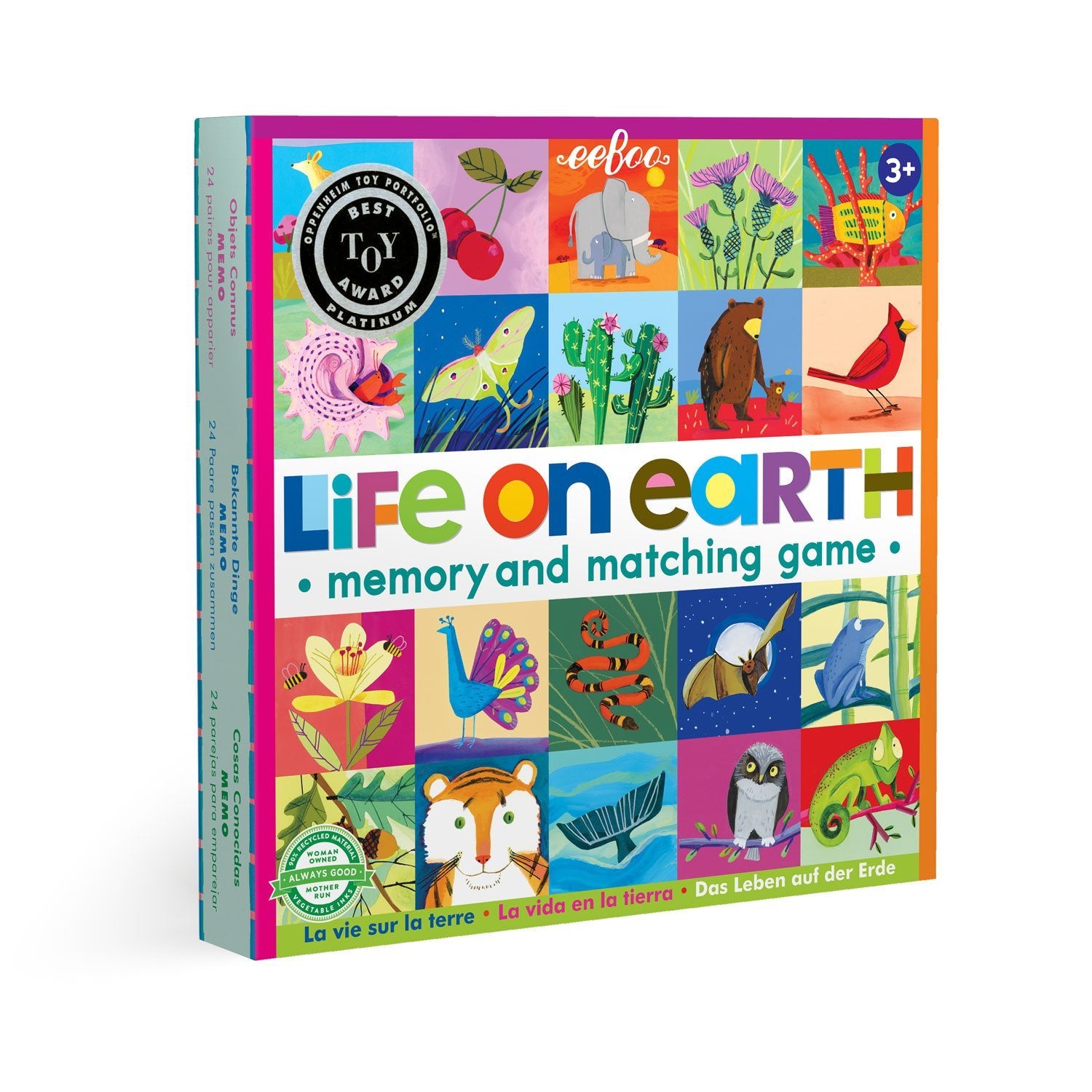 Memory & Matching Game - Life on Earth