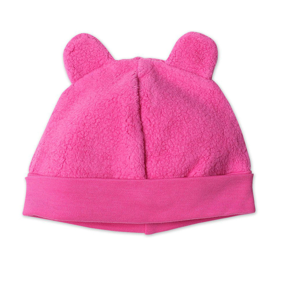 Cozie Fleece Baby Hat - Fuschia