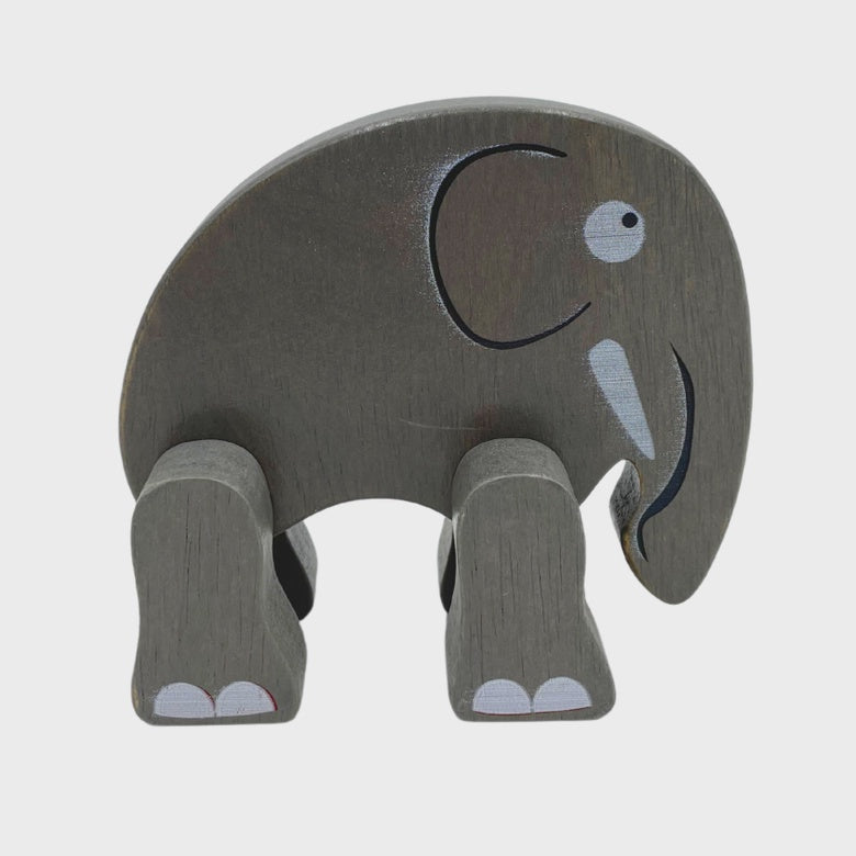 Wooden Safari Animal - Elephant
