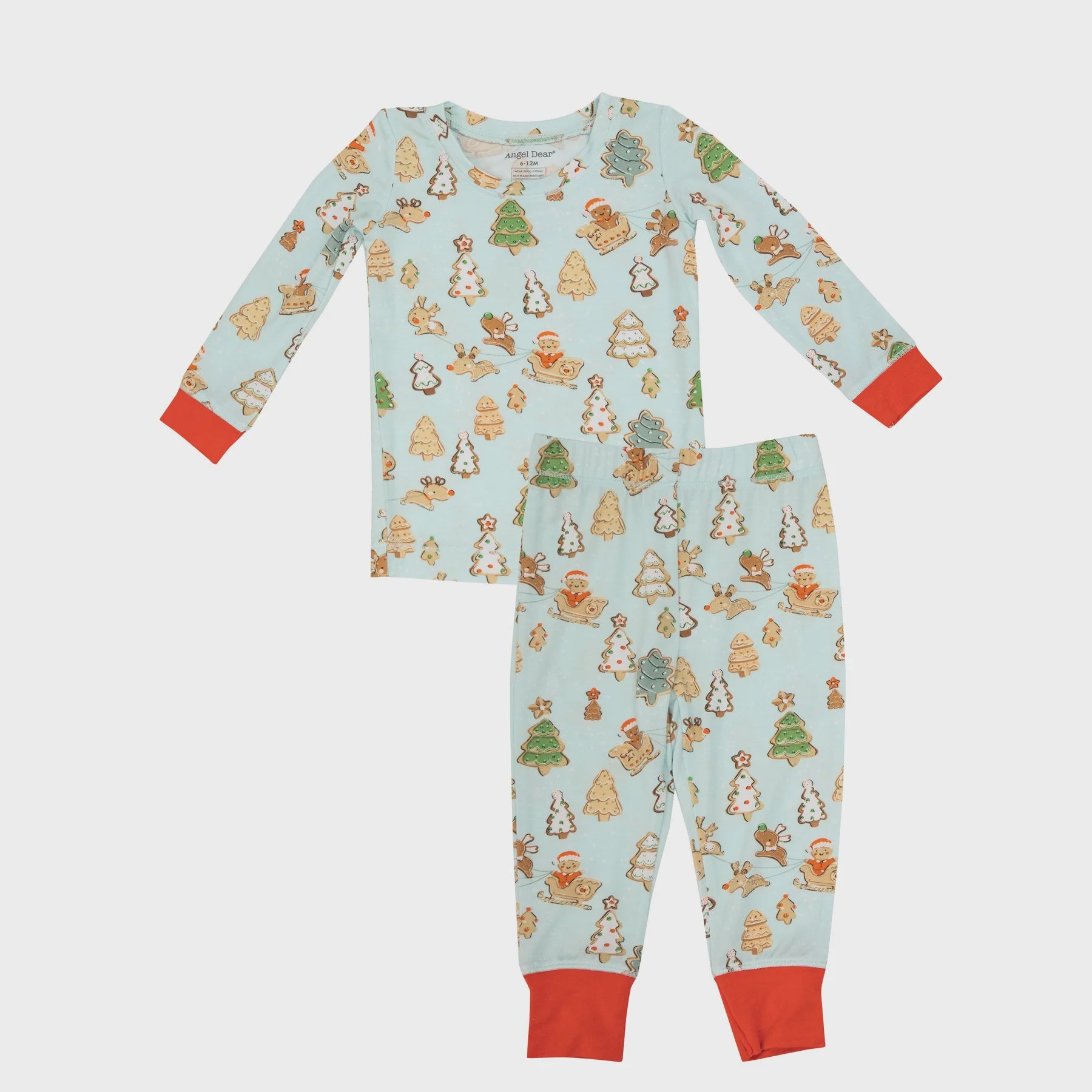 Holiday Lounge Wear Set - Gingerbread Sleigh Ride