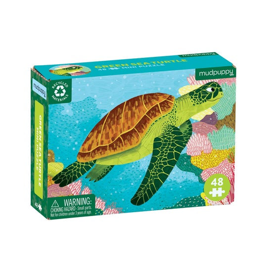 48 Piece Mini Puzzle - Green Sea Turtle