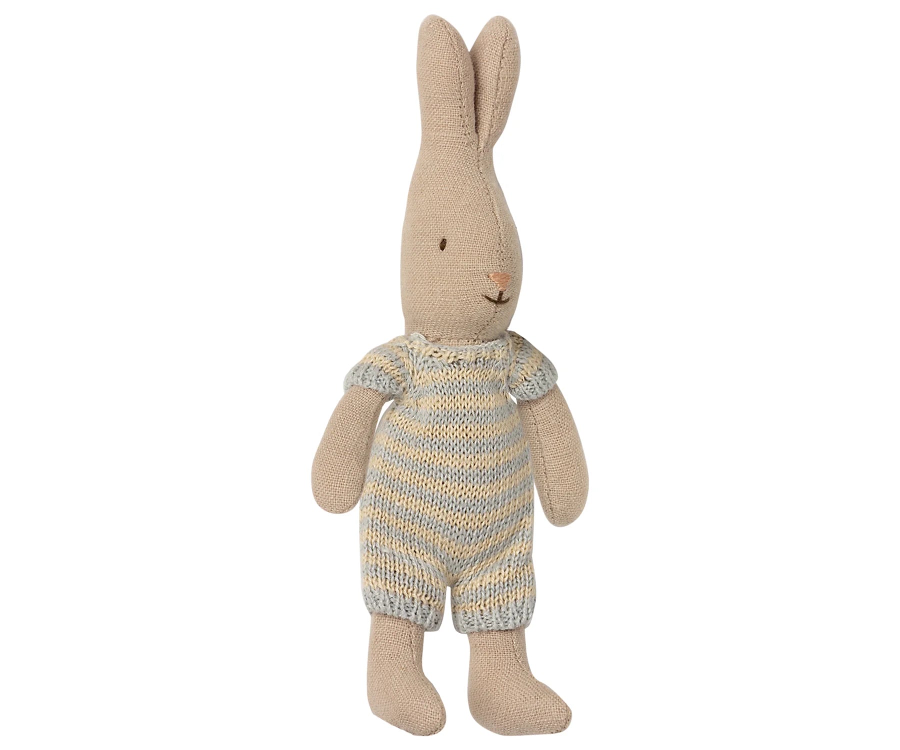 Micro Rabbit - Striped Knitted Romper