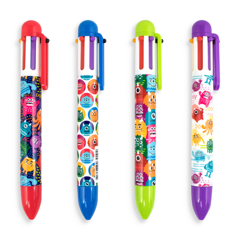 6 Click Multi Color Pen - Funtastic Friends - Magpiekids