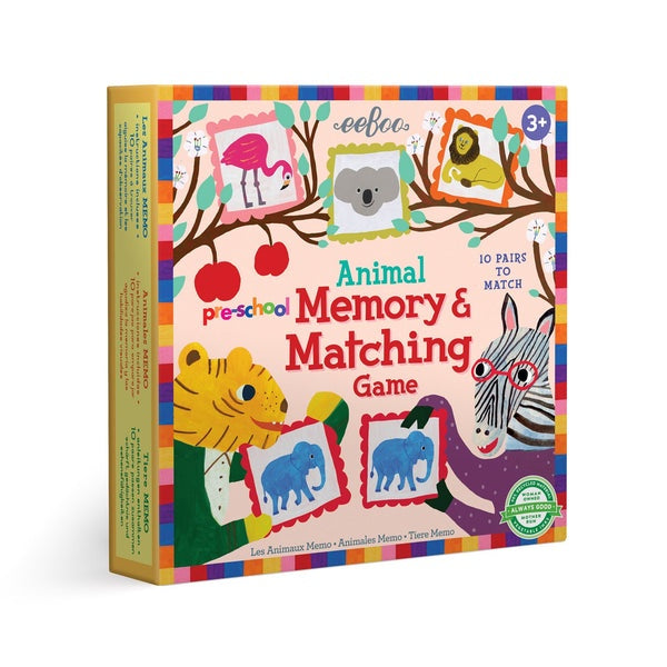 Pre-School Memory & Matching Game - Animal