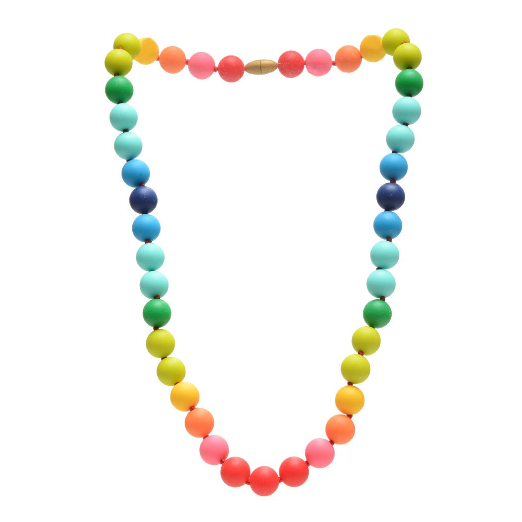 Christopher Teething Necklace - Rainbow