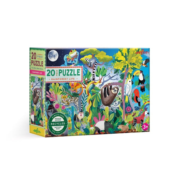 20 Piece Puzzle - Rainforest Life