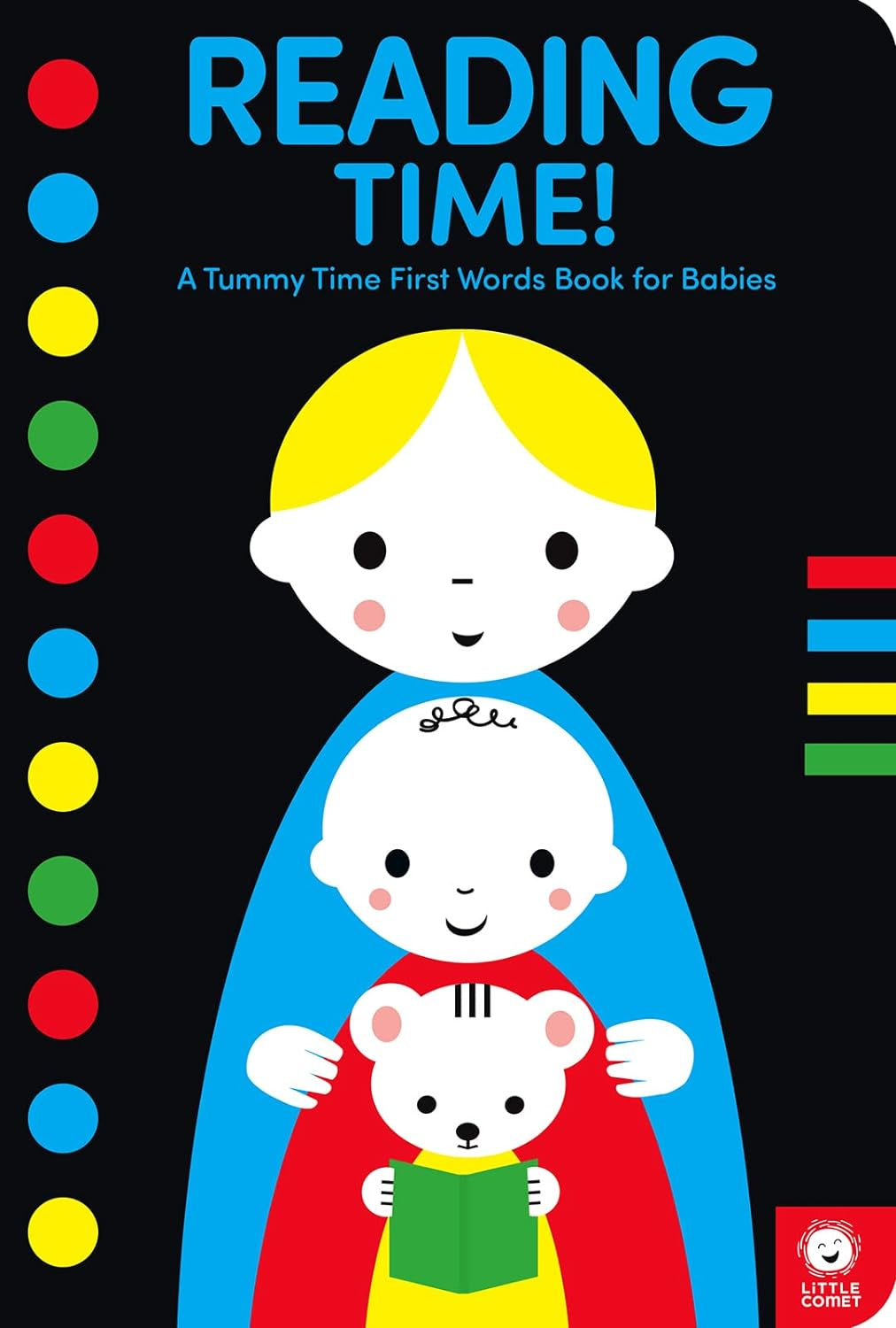 Reading Time! A Tummy Time First Words Book for Babies