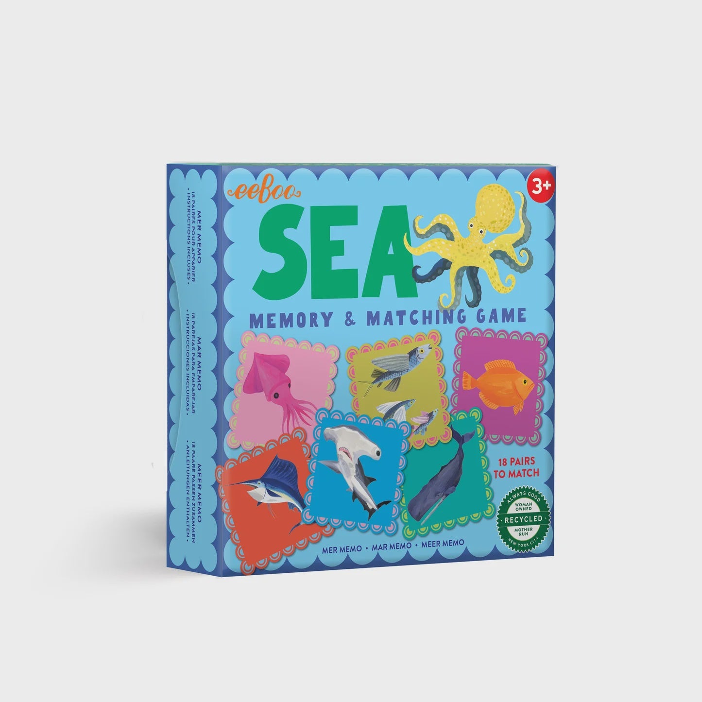Little Square Memory & Matching Game - Sea