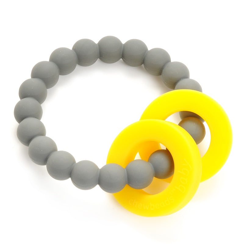 Mulberry Teether - Stormy Grey