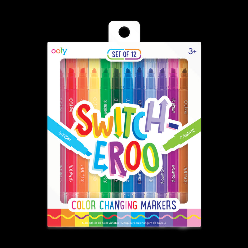 Switch-Eroo Color Changing Markers - Set of 12