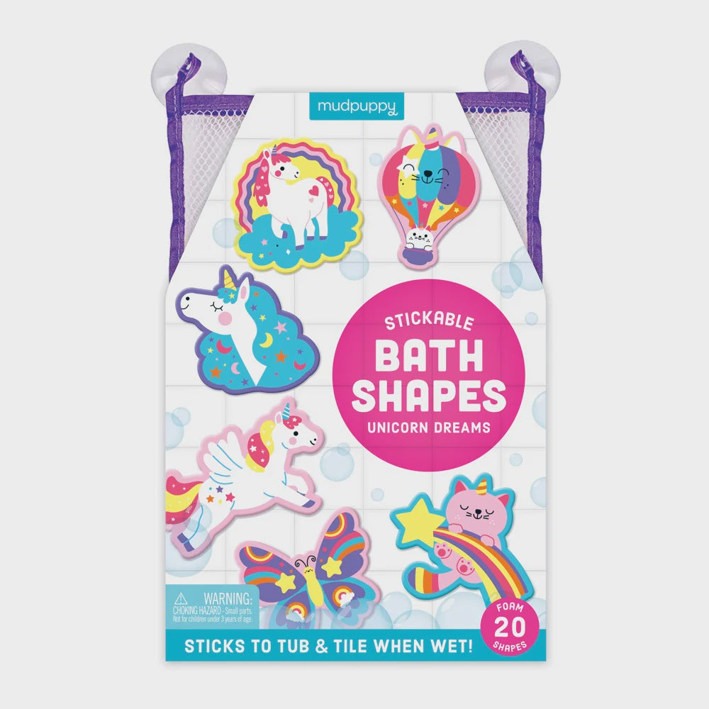 Stickable Bath Shapes - Unicorn Dreams