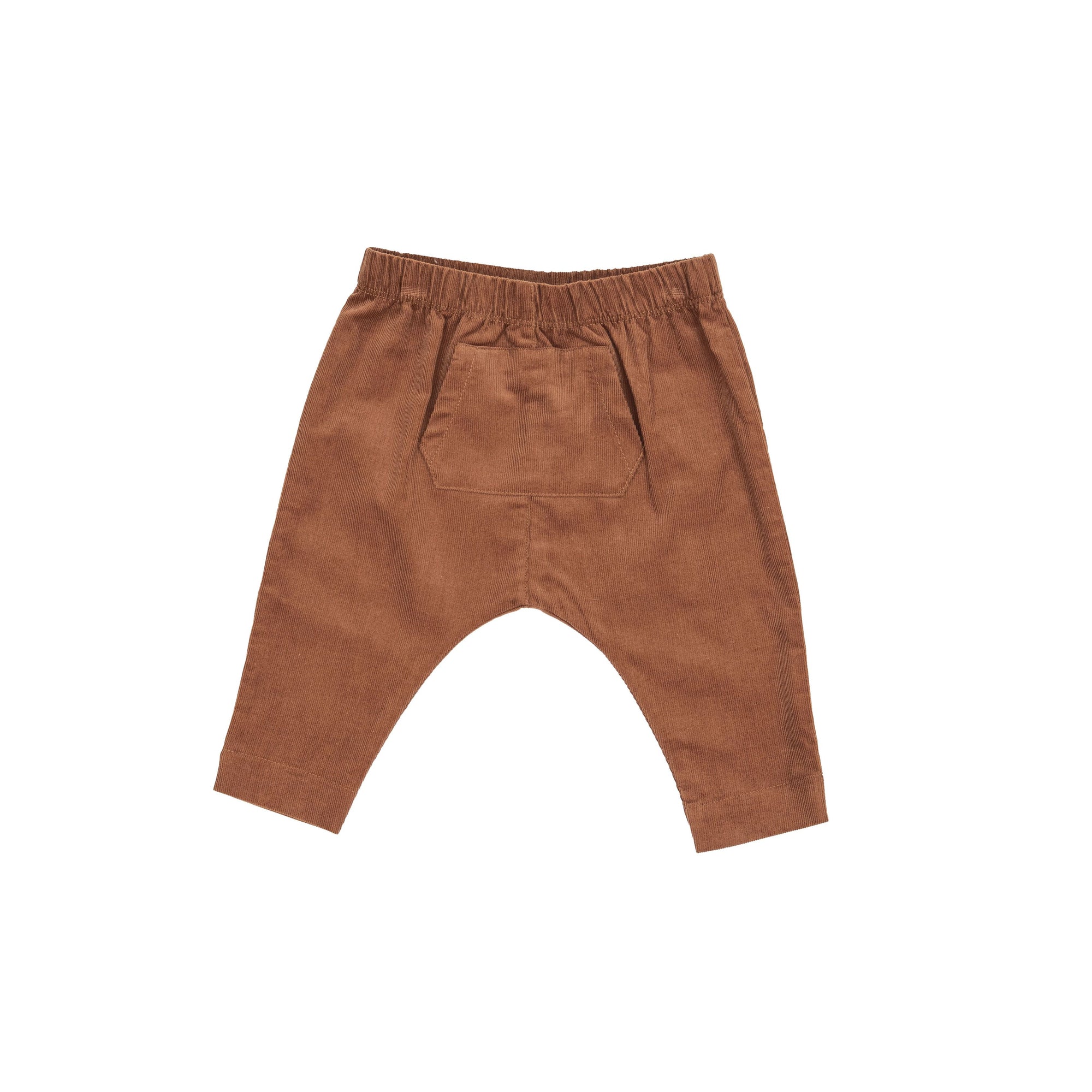 Corduroy Baby Joggers - Amber Brown