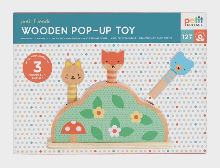 Wooden Pop-Up Toy - petit friends
